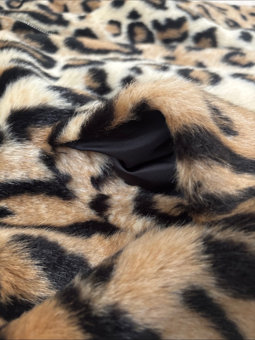 Apparis Leopard Faux Fur Jacket - Brown, Black, Tan - Picture 4 of 8